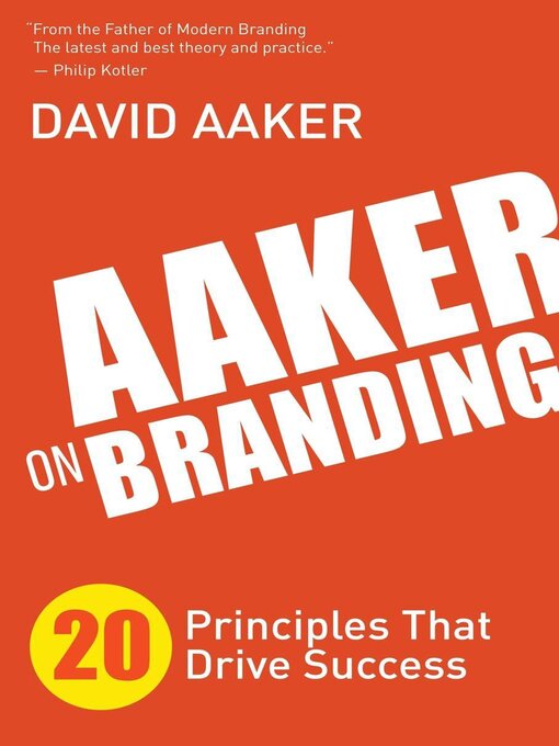 Title details for Aaker on Branding by David Aaker - Available